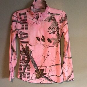 Realtree Pink Camo 1/4 Zip